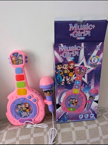 Girls musical toy guitar - musical, set