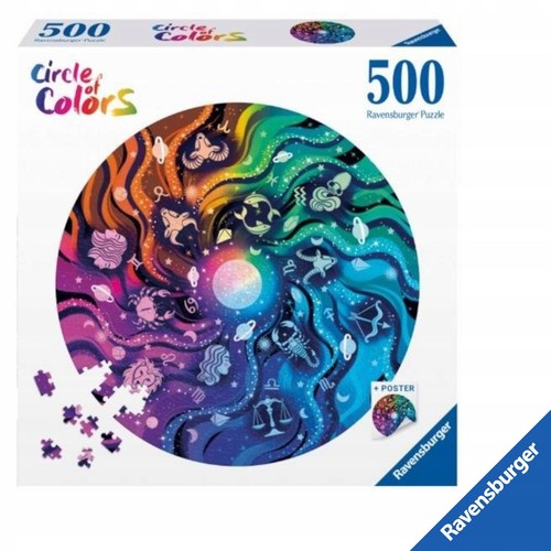 Ravensburger round puzzle - 2d,