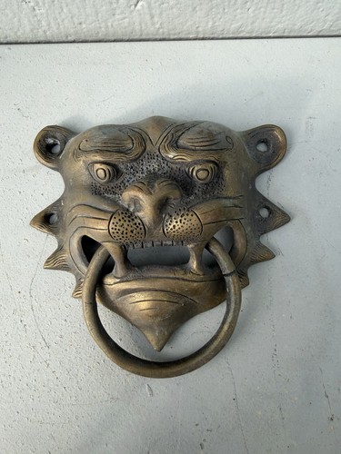 Vintage chinese brass - chinese, tiger