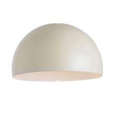 Metal Lampshade Cream Newsome Light Shade Cream/White - Ceiling Pendant Sold