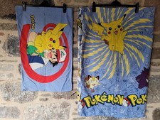 Vintage 1998 Nintendo Pokemon Blue Double Duvet Cover & Pillow Case 