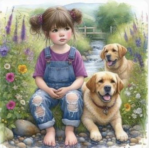 Golden labrador cross - (50),