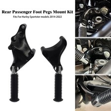 Rear Passenger Foot Pegs Pedal Mount For Harley 14-2022 Sportster 883 1200 48 72