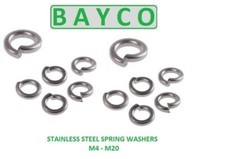 Spring Washers. Metric A2