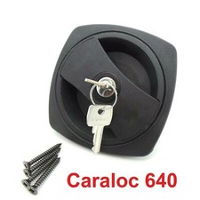 Caraloc 640 Front Door Lock with Standard Barrel And 2 Keys Caravan Motorhome 