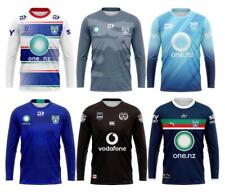 RUGBY MEN's RETRO LONG SLEEVED ROUND NECK SHIRT WARRIOR S-5XL JERSEYS