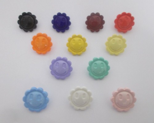 Happy face flower - x,