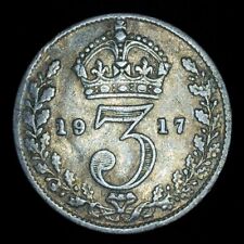 Silver Threepence. George V. 1911-19. Choice of year.