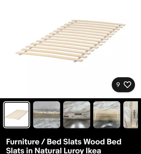 Ikea luröy queen slatted - queen, bed