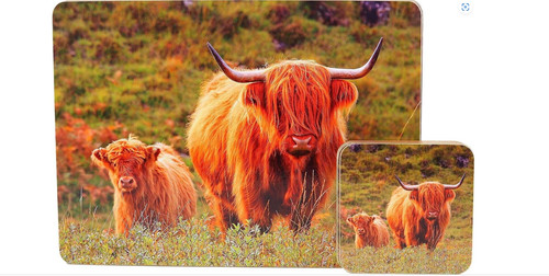 Set highland cow - set, of