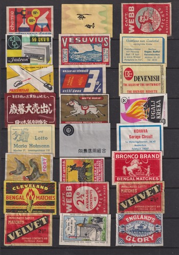 Vintage worldwide matchbox - 24,