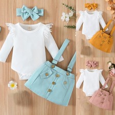 Newborn Baby Girl Ribbed