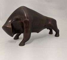 Ruchos Bronze El Torro Limited Edition Sculpture 10" Brown Patina Signed Figure