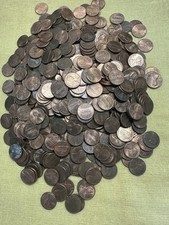 old Lincoln memorial one cent coins 80s,90s,2000s job lot REF SK 129 .
