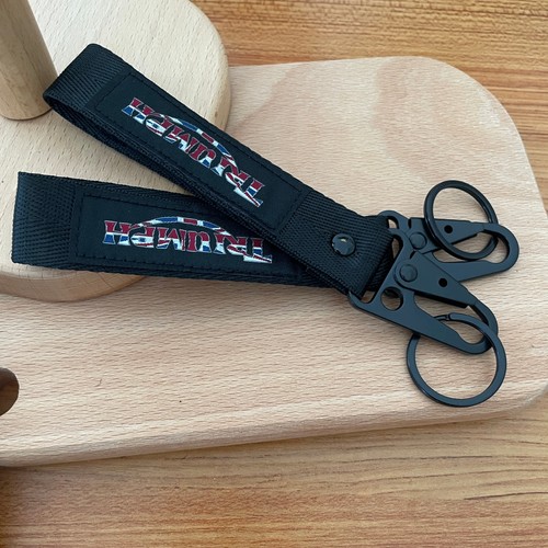 2pcs keyring nylon strap metal - keyring,