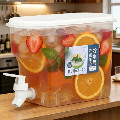 Jug with tap cold water - tap,
