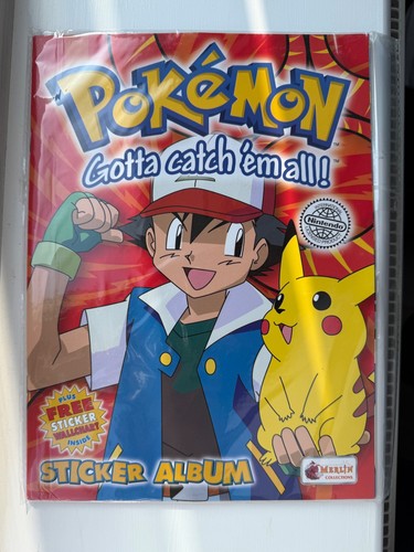 Pokemon topps merlin sticker - pokemon,