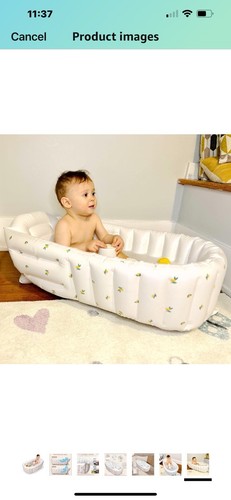 Daalo inflatable baby bathtub