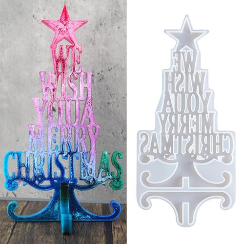 Merry christmas resin moulds - merry,