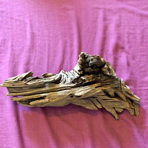 Natural genuine brown wood - brown,