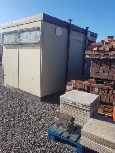 Portable cabin toilet block - cabin,
