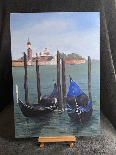 Acrylic painting venice - an, of