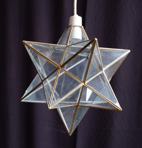 Star vintage gold brass - star,