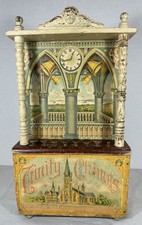 Antique Schoenhut Trinity Chimes Music Church Toy 18” Nice Graphics Works VIDEO