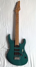 Donner (DST-550 DST-700 hybrid) super strat style electric guitar, dark green