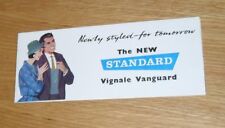Standard Vanguard Vignale Promotional Brochure 1958 - UK Market