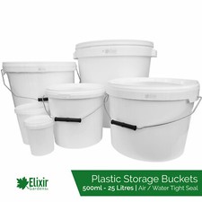 Plastic storage buckets with - plastic,