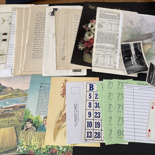Ephemera job lot vintage - lot,