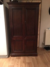 Lombok Dark Solid Wood Cabinet