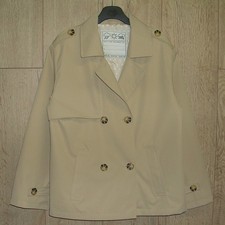 TU Girls New Beige Smart Jacket Trench Coat Mac Age 1-12 152cm