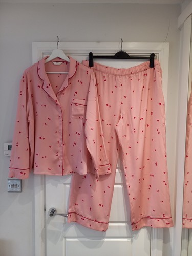 Rose pink satin silky - satin,