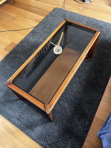 Coffee display table dark - display,