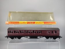 Grafar OO Gauge LMS Maroon Passenger Coach 1st/3rd 16385 - Boxed Roof S Marks Vg