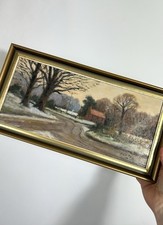 Vintage oil painting - painting,