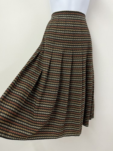 Vintage skirt wool - wool, pleated