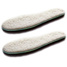 Sheepskin Insoles Soft Warm Winter Thick Inner Soles Sheep Wool Shoes Boot Pad