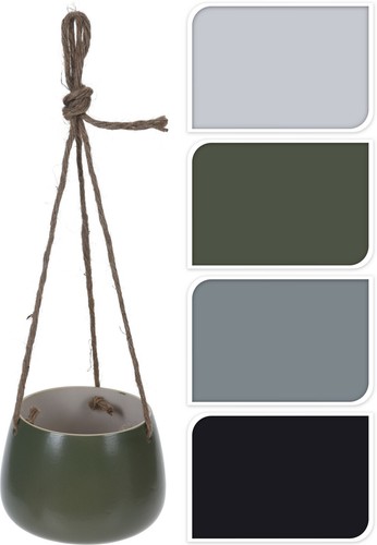 Hanging ceramic plant pot - ceramic,