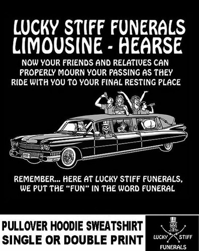 Lucky stiff limousine hearse - limousine,
