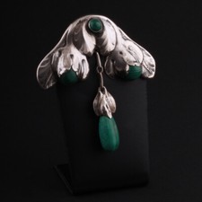 Evald Nielsen Silver Brooch