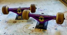 Theeve TiAX skateboard trucks 20cm 8” & wheels.