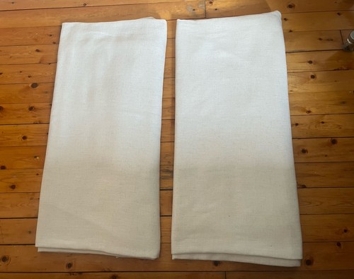 Made thick linen blend - linen, lined