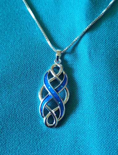Blue silver infinity - blue,