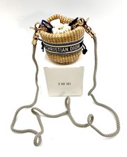 Christian Dior Straw Mini