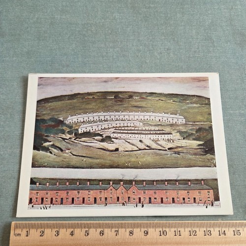 Vintage postcard hillside in - postcard,