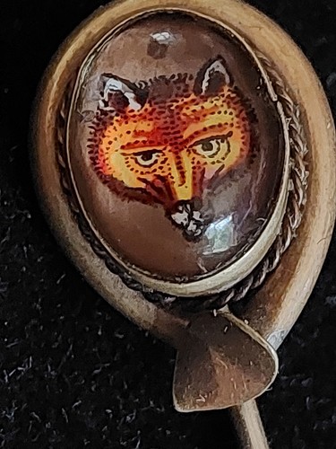 Antique rolled gold fox - antique,