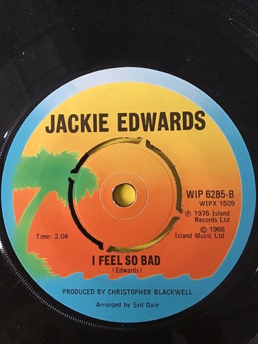 Jackie edwards feel bad - feel, /